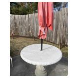 42 IN CONCRETE PATIO TABLE