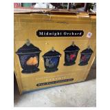 MIDNIGHT ORCHARD 4 PC CANISTER SET IN BOX