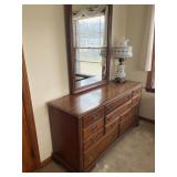 DREW DRESSER & MIRROR 60X19X32