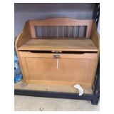 TOY CHEST 4ft x 20" (HAS CAT/DOG DOOR ON SIDE)