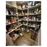 ENTIRE PANTRY FULL OF FOOD/SNACK ITEMS