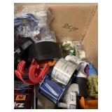 2 BOXES OF MISC ITEMS - DOG WIPES, PET BOWLS....