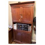 WOODEN STORAGE CABINET 72.5"x36"x11.5"