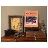 FRAMED COLLECTION OF ANTIQUE MEDICAL INSTRUMENTS..