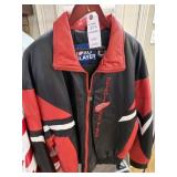 XL RED WINGS LEATHER JACKET