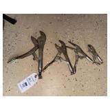 (4) VISE GRIPS