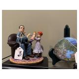 NORMAN ROCKWELL "DOCTOR AND THE DOLL" PORCELAIN