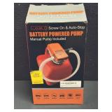BATTERY POWERED PUMP - MANUAL PUMP INCLUDED