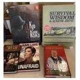 (5) BOOKS - KARI LAKE UNAFRAID, LICENSED TO LIE,