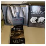(4) BOOKS - AMERICAN SILVER EAGLES, DETROIT DISASS