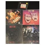(4) MOTLEY CREW VINYL RECORDS