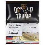 TRUMP SIZE 11 GOLD SNEAKERS