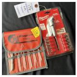 MILWAUKEE OFFSET ADAPTER SOCKET SET, A SNAP ON....