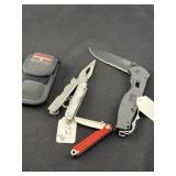 SOG FLASH II LOCK BLADE KNIFE & LEATHERMAN TOOL KN
