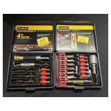 (2) STANLEY DRILL & DRIVING BIT SETS