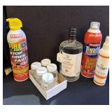 (2) CANS OF FIRE STOPPER, CATNIP SPRAY.....