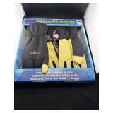 2 PAIR OF HABIT INSULATED GLOVES (XL)