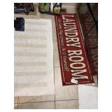 (3) RUGS FOR LAUNDRY ROOM