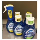 5 BOTTLES DAWN PLAT POWERWASH DISH SPRAY