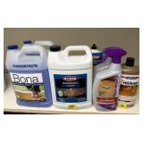 7 BOTTLES OF HARDWOOD FLOOR CLEANER