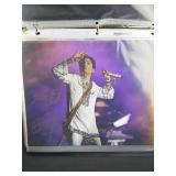 AUTOGRAPHED PHOTO OF PRINCE & 5 SLEEVES OF