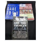 (3) BOOKS - "JEWS ARE THE PROBLEM", DARE TO FLY BY