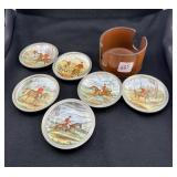 6PC COPELAND SPODE ENGLAND BUTTER PATS W/