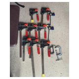 (10) ADJUSTABLE CLAMPS