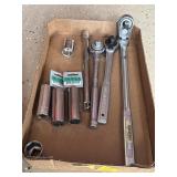 CRAFTSMAN 1/2" BREAKER BAR, FLEX HEAD, (2) 1/2" RA