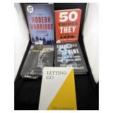 (5) BOOKS - MODERN WARRIORS BY PETE HEGSETH, ....