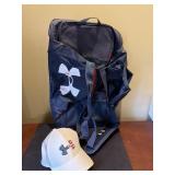 UNDER ARMOR DUFFEL BAG, UNDER ARMOR HAT