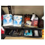 (6) ORGANIZING TOTES W/ GAS STABILIZER, OCTANE B