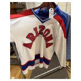 ARIZONA #7 JERSEY XL& (2) LADIES NORTHFACE JACKETS