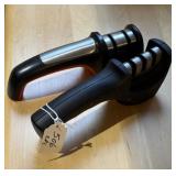 (2) MANUAL HANDHELD KNIFE SHARPENERS
