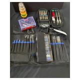 SET OF 3 RAZOR BLADE KNIVES,ORIA SCREW DRIVER BITS