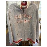 GRAY DETROIT RED WINGS SWEATER, POLO RALPH LAUREN