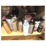ASSORTED THERMAL WATER BOTTLES/TUMBLERS
