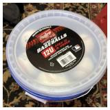 BUCKET OF 24 RAWLINGS BASEBALLS