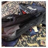 (3) SPORT EQUIPMENT BAGS - 1 BAG IS FULL OF