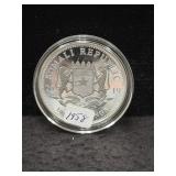 2019 SOMALI - AFRICAN WILDLIFE "LEOPARD" - 1 OZ