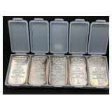 (25) 1 OZ SILVER INGOTS - 1981 - U.S. ASSAY OFFICE
