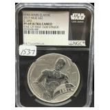 STAR WARS CLASSIC - 2017 "C-3PO" - 1 OZ SILVER