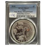 STAR WARS - 2018 - "STORMTROOPER" - 1 OZ SILVER