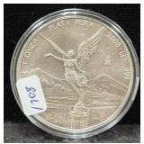2008Mo MEXICO LIBERTAD - 1 ONZA - SILVER ROUND