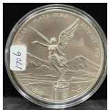 2010Mo MEXICO LIBERTAD - 2 ONZA - SILVER ROUND