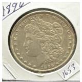 1896 MORGAN SILVER DOLLAR