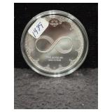 2016 PRESSBURG MINT "NOW AND FOREVER" 1 OZ SILVER