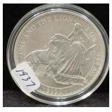 2020 "UNA  AND THE LION" - 1 OZ SILVER ROUND -