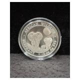 2014 SOMALI AFRICAN WILDLIFE - 1 OZ SILVER ROUND -