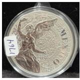 MEXICO Mo "MEXICAN ELEMENTS" - 1 OZ SILVER MEDAL